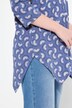 Shirt, A-linje, V-udskæring, 3/4-lange ærmer, økologisk bomuld