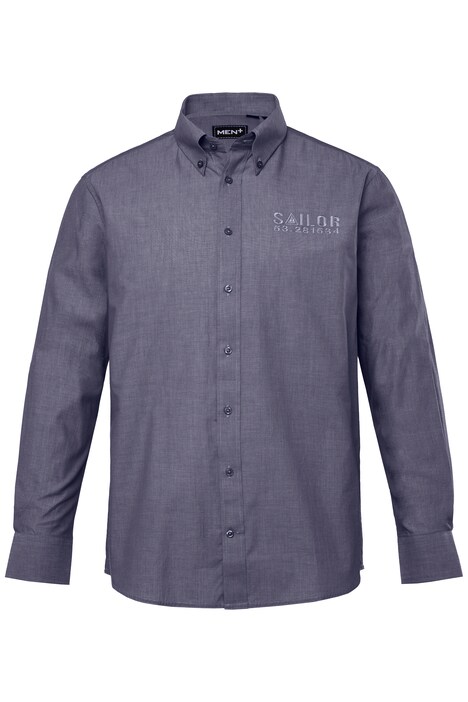 Košile Men+, dlouhé rukávy, límeček s knoflíky, Comfort střih, do 8XL