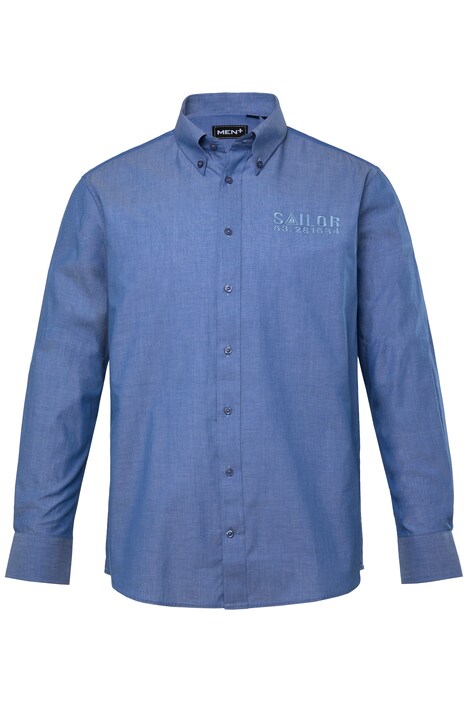 Košile Men+, dlouhé rukávy, límeček s knoflíky, Comfort střih, do 8XL