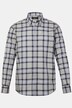 Men+ ternet skjorte, lange ærmer, buttondown-krave, Comfort Fit, op til str. 8XL