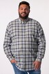 Men+ ternet skjorte, lange ærmer, buttondown-krave, Comfort Fit, op til str. 8XL