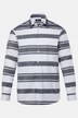 Men+ stribet skjorte, lange ærmer, Kent-krave, comfort fit, op til str. 8XL