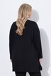 Lang T-shirt, A-form, tunikaudskæring, lange ærmer