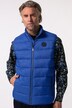 Boston Park quiltet vest, stående krave, lommer, op til str. 84/86
