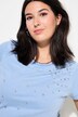 Camiseta, forma clásica, look vintage, strass