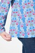 T-shirt med rullekrave, blomsterprint, rullekrave, langærmet