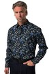 Košile Boston Park, dlouhé rukávy, Kent límeček, Comfort střih, květovaný plošný potisk, do 8XL