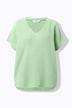 Skjorte, oversized, musselin, V-hals