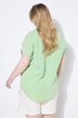 Skjorte, oversized, musselin, V-hals
