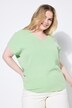 Skjorte, oversized, musselin, V-hals