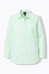 Blouse à rayures, ligne A, col de chemise et manches longues