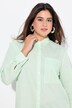 Blouse à rayures, ligne A, col de chemise et manches longues