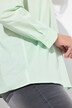 Blouse à rayures, ligne A, col de chemise et manches longues