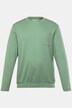 Maglia Men+ con taglio speciale per l'addome, texture a nido d'ape, scollo a girocollo e maniche lunghe, fino alla tg. 8XL