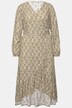 Maxi-jurk, A-lijn, print all-over, wikkellook