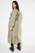 Maxi-jurk, A-lijn, print all-over, wikkellook