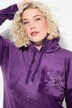 Loungewear nickikjole, hætte, langærmet, genbrug