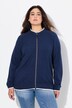 Chaqueta sport, mezcla de texturas, cuello estilo college, manga larga