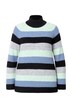 Svetr, pruhy, stojáček, dlouhé raglánové rukávy