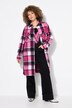 Veste-chemise à carreaux, poches à rabat et col chemise