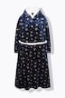 Loungewear-poncho, plysj, hette, lange ermer, lomme