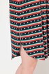 Camisón, rayas de corazón, cuello redondo, manga larga, algodón orgánico