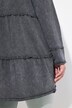 Longue veste à capuche au look vintage, ligne A
