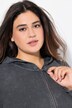 Longue veste à capuche au look vintage, ligne A