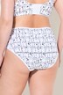 Culottes midi, lot de 5, imprimé graphique/couleur unie