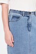 Eco Cotton Elastic Waist Denim Skirt