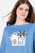 Chemise, PURE, encolure bateau, manches 3/4, coton biologique