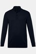 Maglione polo Men+ con zip, abbottonatura e ricamo, fino alla tg. 8XL