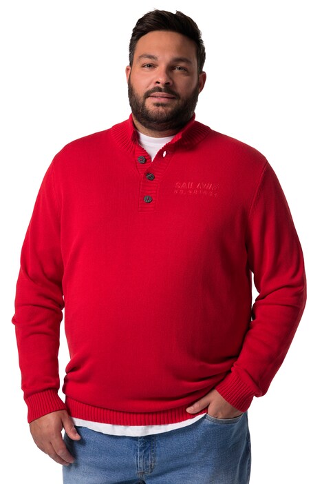 Troyer Men+, límeček se zipem, knoflíková léga, úplet, do 8XL