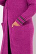 Cardigan long à manches longue, poches