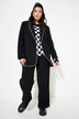 Blazer, oversize-form, piping