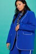 Blazer, oversize-form, piping