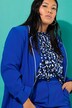 Blazer, oversize-form, piping