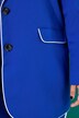 Blazer, oversize-form, piping