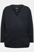 Pull Bellieva permettant d'allaiter, encolure en V, certifié GOTS (Global Organic Textile Standard)