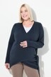 Pull Bellieva permettant d'allaiter, encolure en V, certifié GOTS (Global Organic Textile Standard)