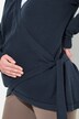 Pull Bellieva permettant d'allaiter, encolure en V, certifié GOTS (Global Organic Textile Standard)