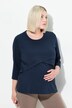 T-Shirt de maternité Bellieva. Fonction allaitement. Coton bio certifié GOTS