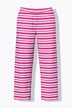 Pyjama 2 pièces, pantalon rayé avec poches, haut col rond et manches courtes