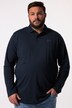Men+ langærmet poloshirt, Basic, rund hals, op til str. 8XL