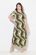 Robe Longue En Jersey, Encolure Ronde, Manches Courtes, Coton Bio