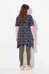 Long T-Shirt, Coupe A-Ligne, Encolure V, Manches Courtes, Coton Bio