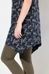 Long T-Shirt, Coupe A-Ligne, Encolure V, Manches Courtes, Coton Bio