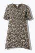 Long T-Shirt, Coupe A-Ligne, Encolure V, Manches Courtes, Coton Bio