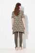Long T-Shirt, Coupe A-Ligne, Encolure V, Manches Courtes, Coton Bio
