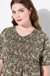 Long T-Shirt, Coupe A-Ligne, Encolure V, Manches Courtes, Coton Bio